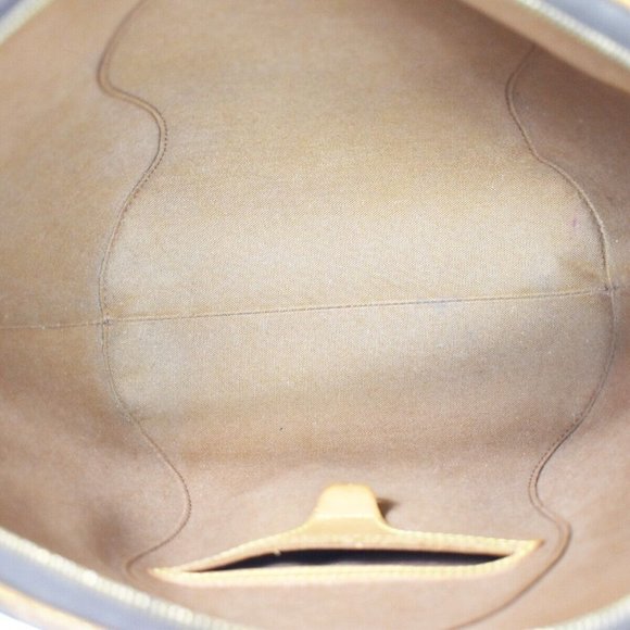 LOUIS VUITTON LV Logos Ellipse MM Hand Bag Monogram Leather Brown M51126 76YD171 - Picture 6 of 16